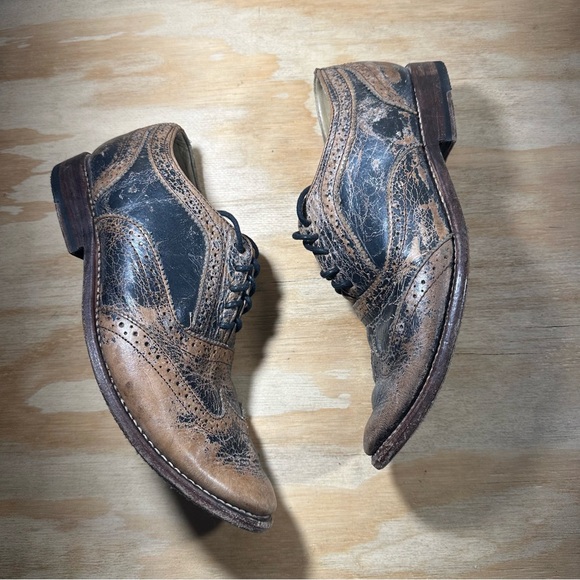 Bed Stu Brown Leather Shoes Women’s Size 9.5 - Picture 3 of 8